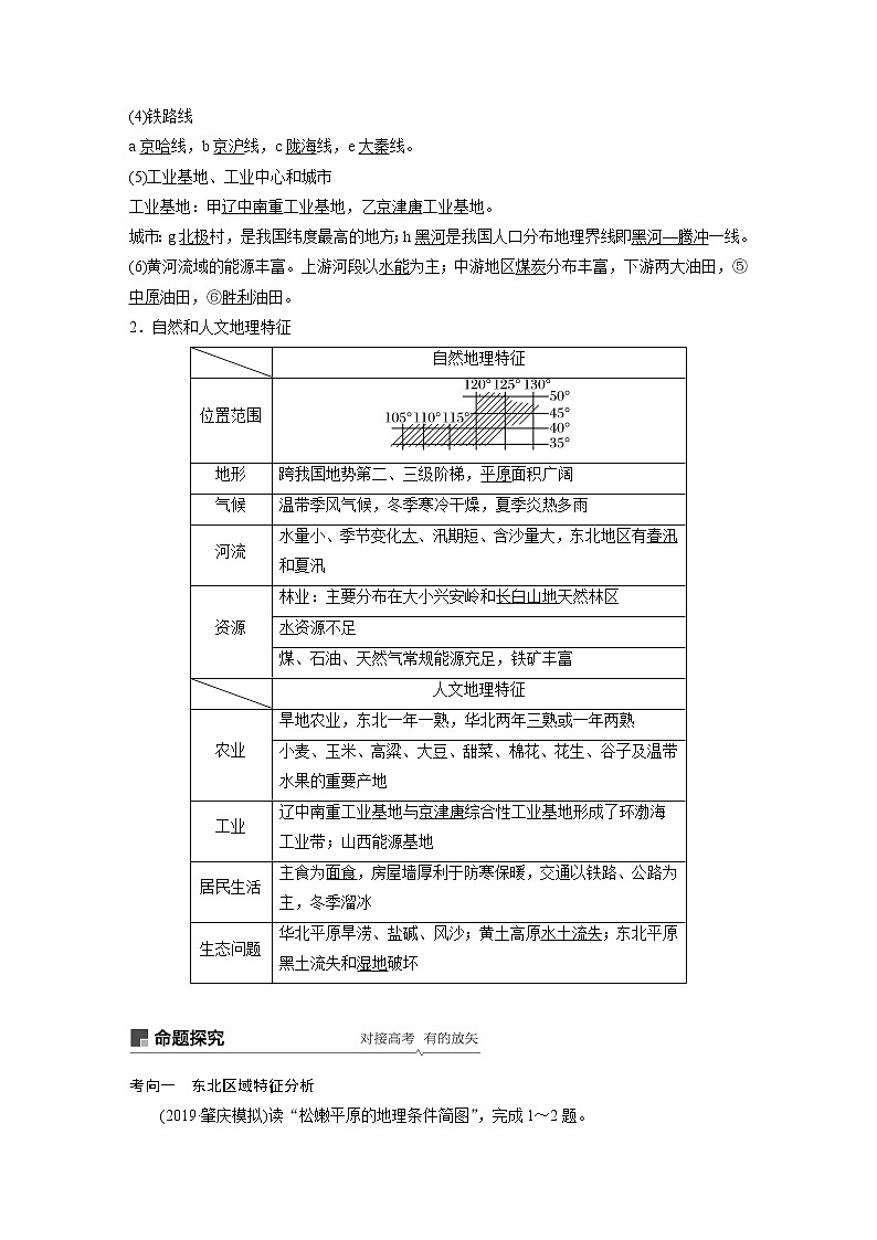 2020版地理新导学大一轮鲁教新高考（鲁京津琼）讲义：区域地理　第二单元　中国地理第34讲02