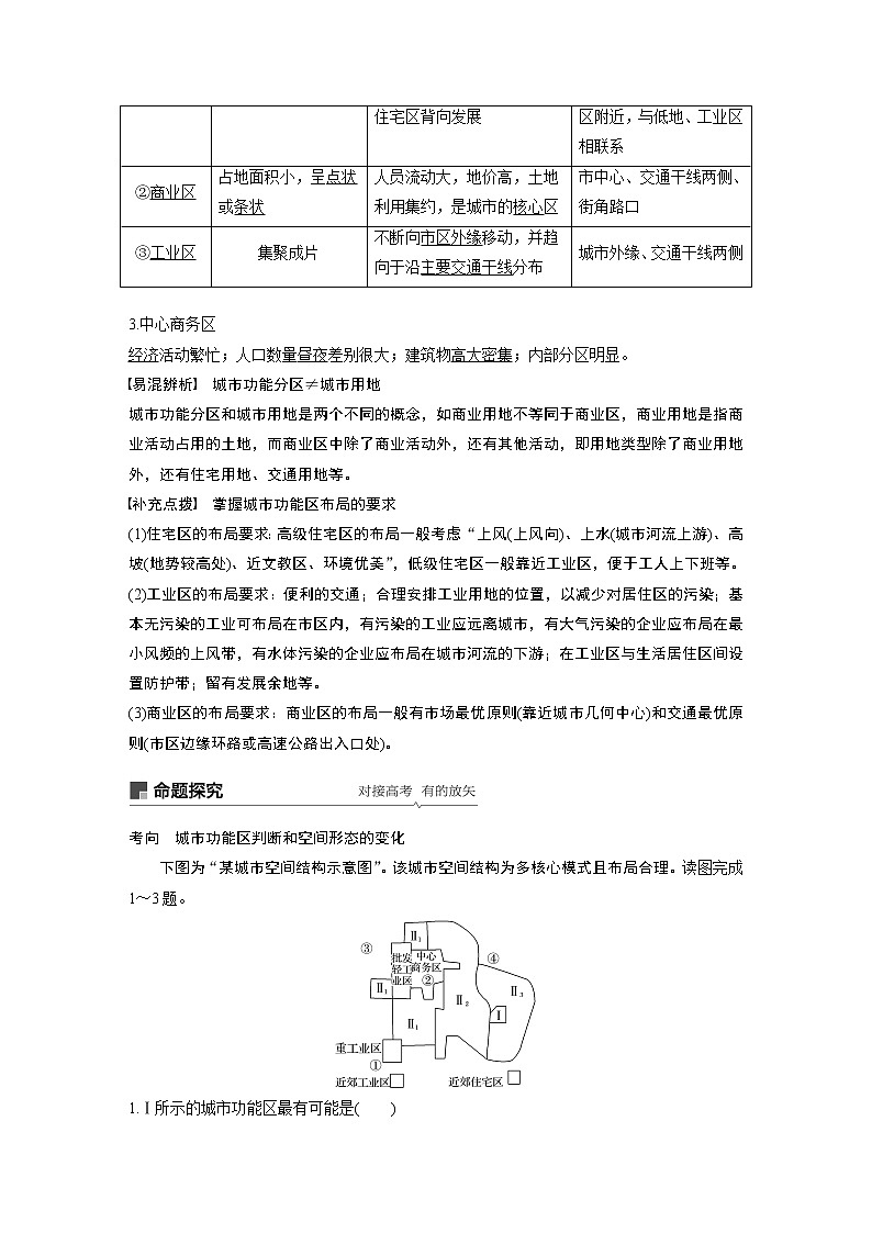 2020版地理新导学大一轮鲁教版讲义：第二册第二单元城市与地理环境第24讲02