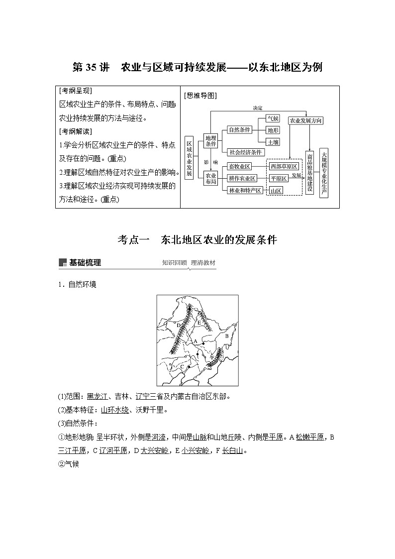 2020版地理新导学大一轮鲁教非新高考地区专用讲义：第三册　第四单元　区域综合开发与可持续发展第35讲01