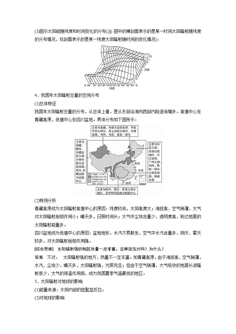 2020版地理新导学大一轮鲁教非新高考地区专用讲义：第一册第二单元从宇宙看地球第4讲02