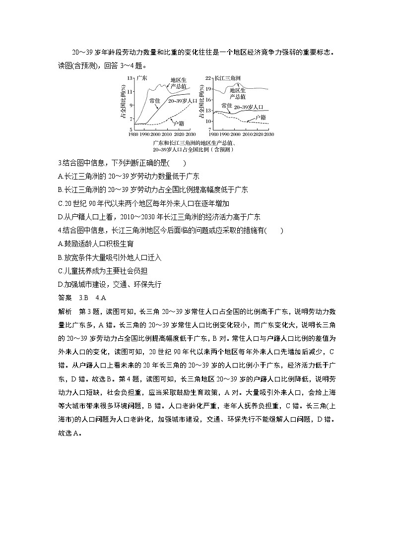 2020版地理新导学大一轮鲁教非新高考地区专用讲义：专项突破练502