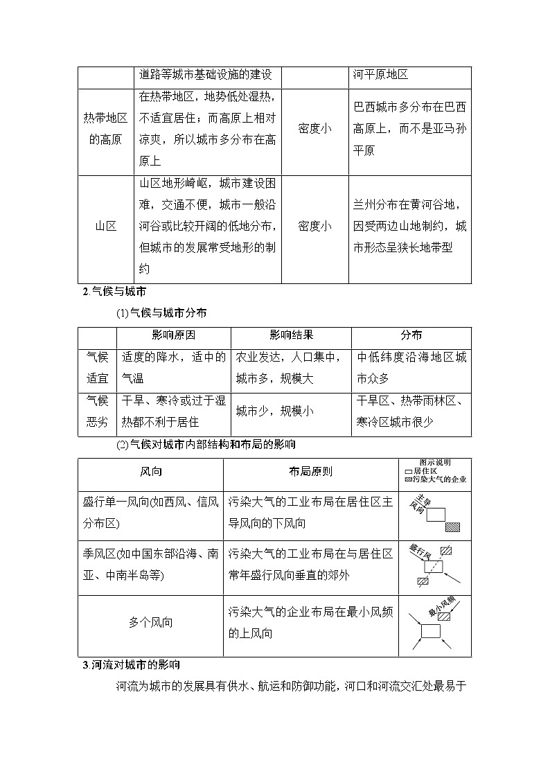 2019版高考地理总复习（中图版通用）一轮讲义：第4章第1节　自然条件对城市及交通线路的影响第3页