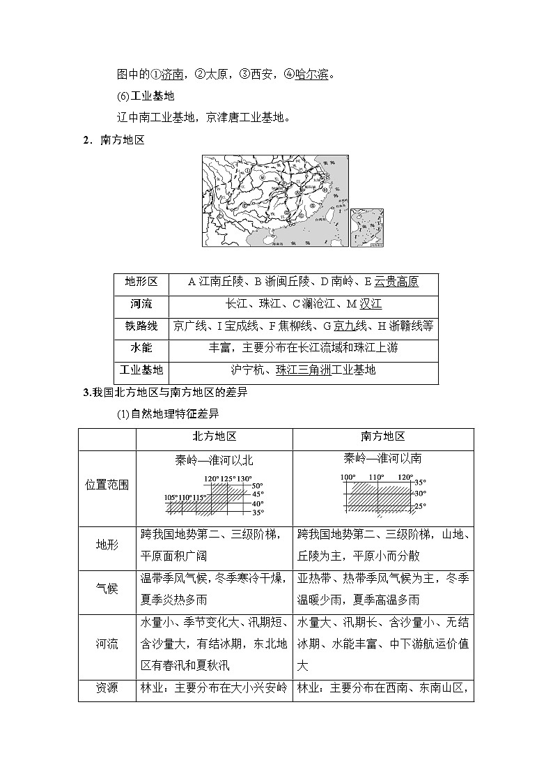 2019版高考地理总复习（中图版通用）一轮讲义：第13章第2节　中国地理分区第2页