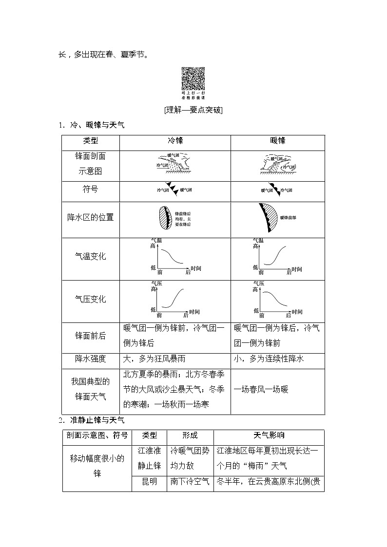 2019版高考地理总复习（湘教版通用）一轮复习讲义：第2章第4节常见的天气系统03