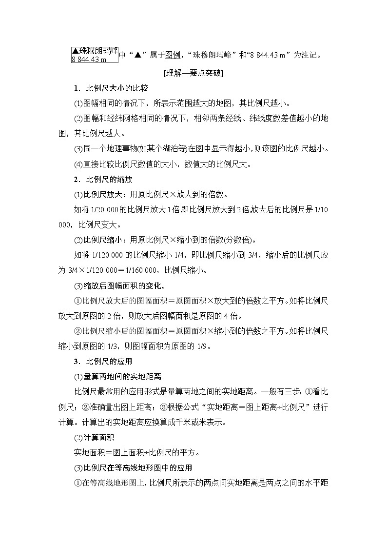 2019版高考地理总复习（鲁教版通用）一轮复习讲义：第1单元第2节　地图02
