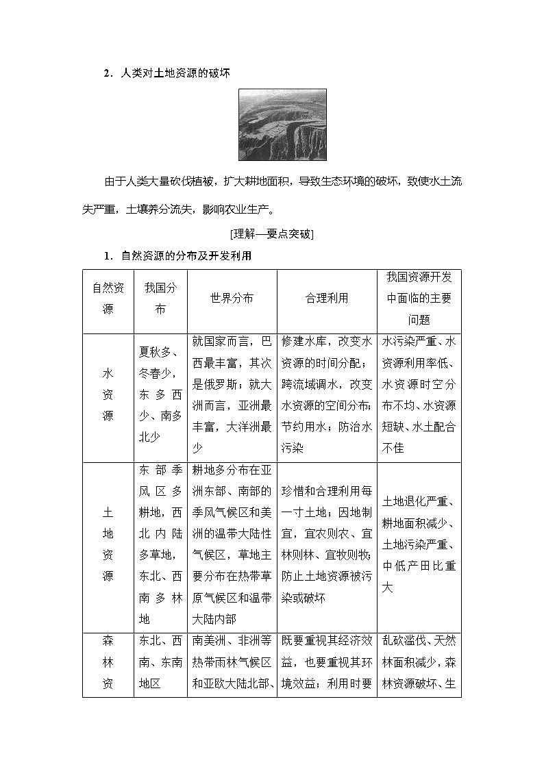 2019版高考地理总复习（鲁教版通用）一轮复习讲义：第4单元第1节　自然资源与人类　自然灾害与人类——以洪灾为例03