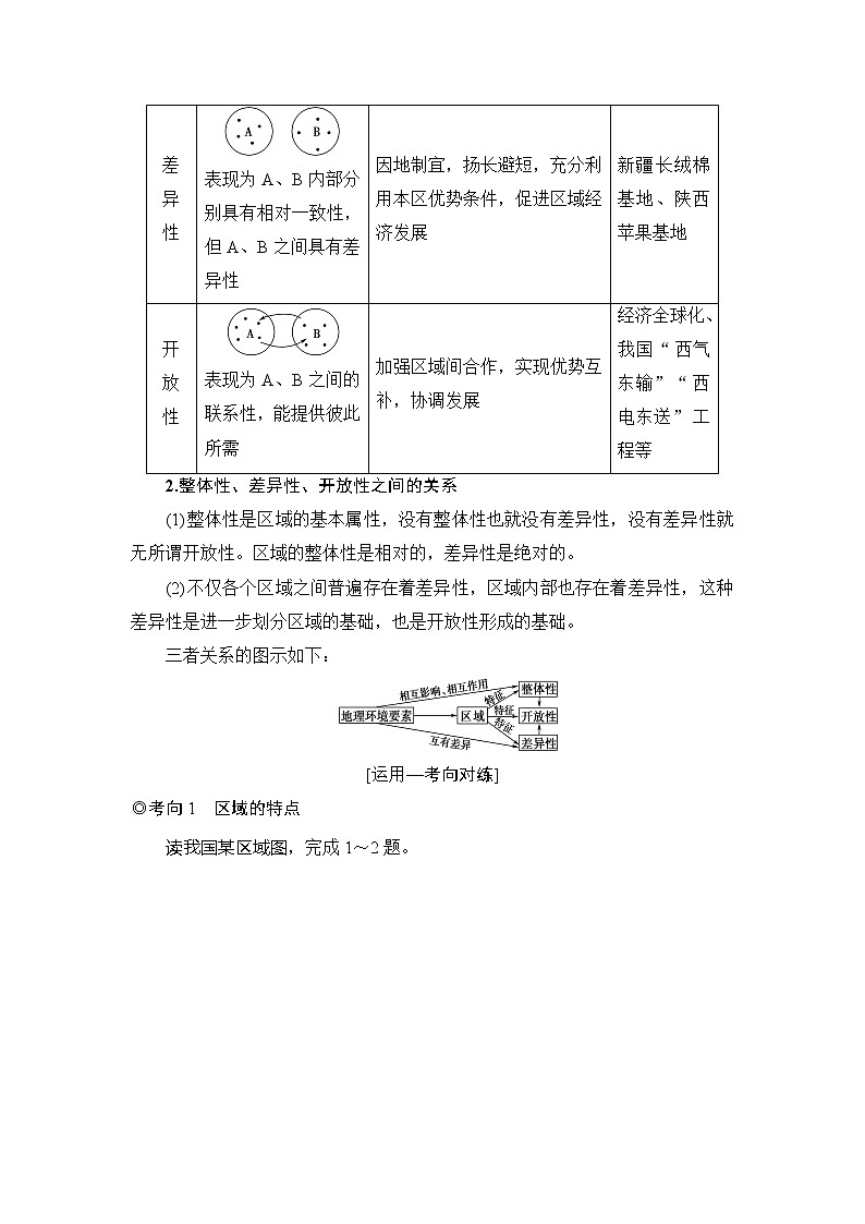 2019版高考地理总复习（鲁教版通用）一轮复习讲义：第9单元第1节　地理环境与区域发展第3页