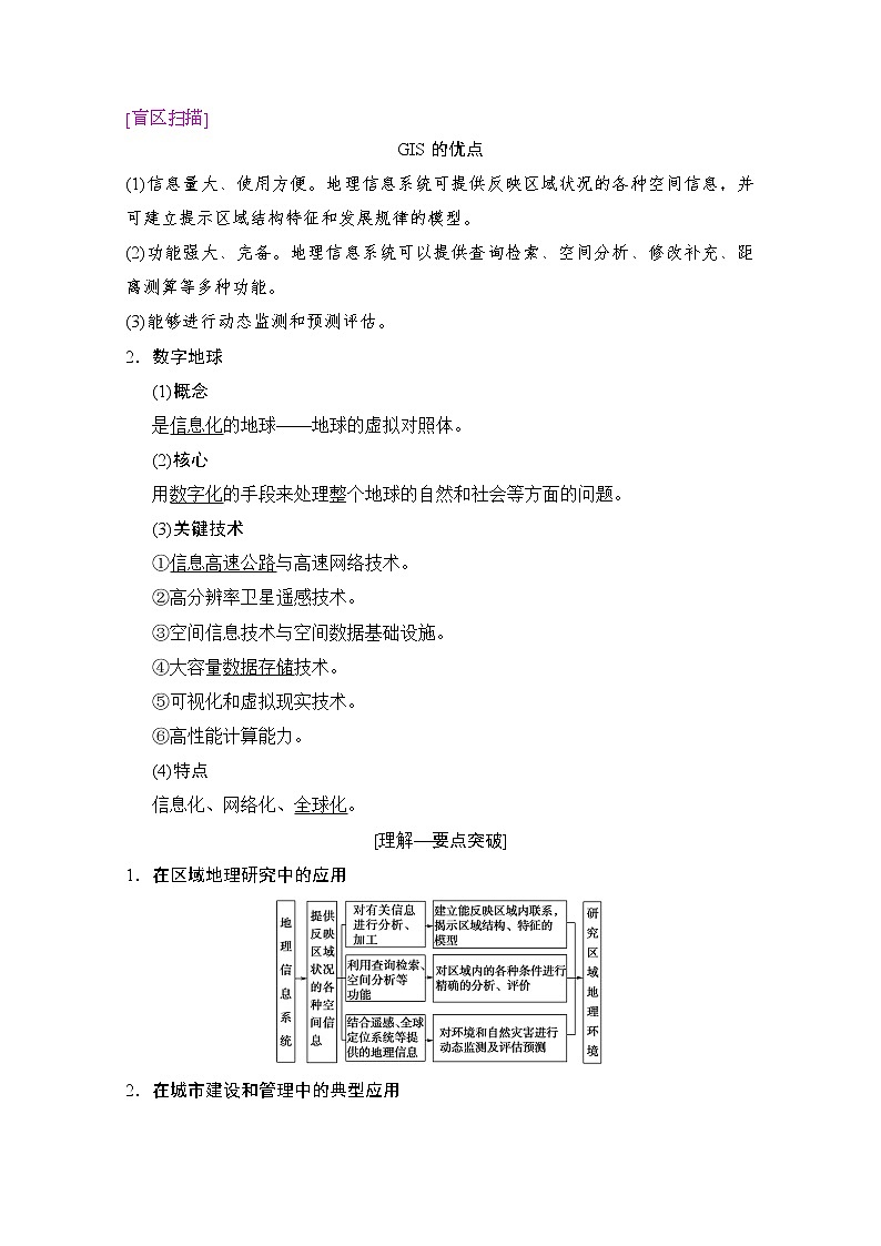 2019版《高三地理湘教版一轮复习系列优质讲练》讲练结合：第二十八讲地理信息技术应用02