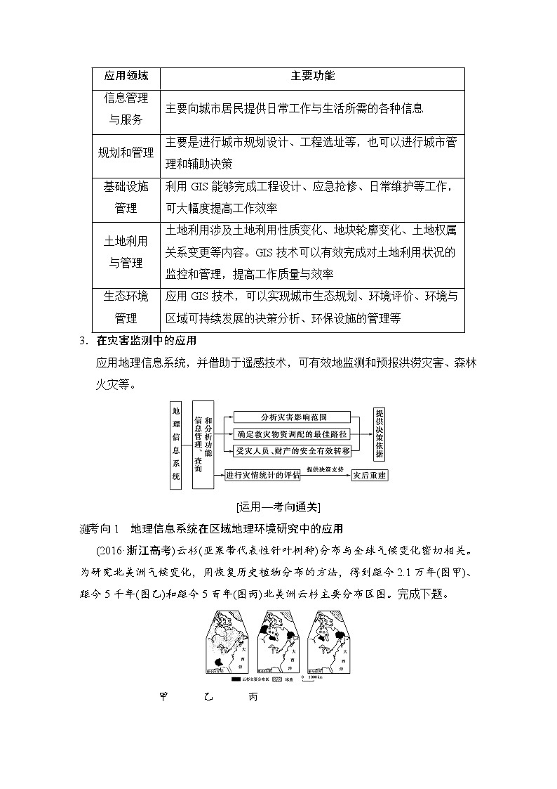 2019版《高三地理湘教版一轮复习系列优质讲练》讲练结合：第二十八讲地理信息技术应用03
