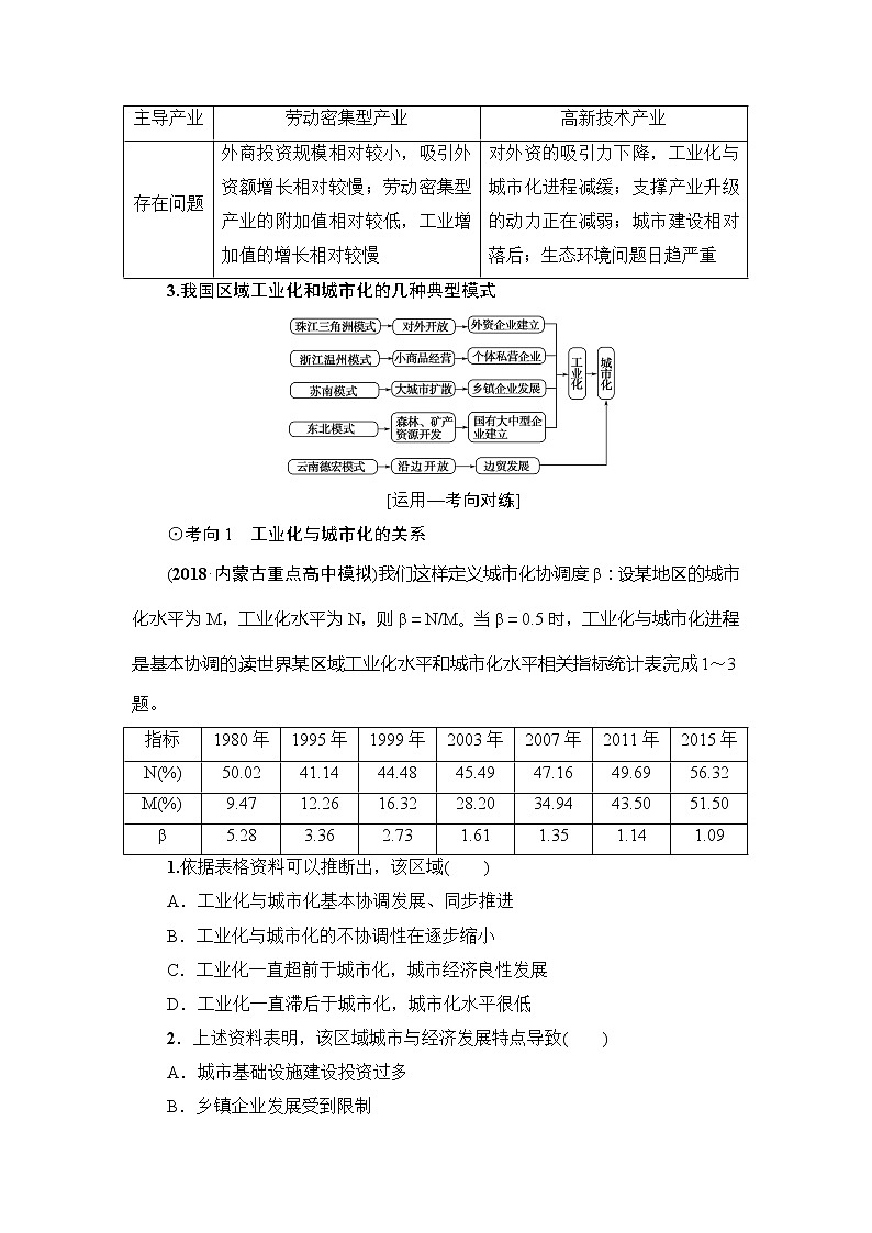 《新坐标》2019届高三地理人教版一轮复习学案：第15章第2节区域工业化与城市化——以我国珠江三角洲地区为例03