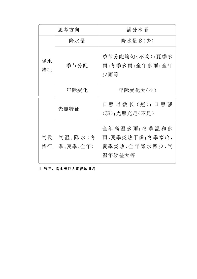 2020高三地理一轮复习提分教程（湘教版）讲义：必修1第2章自然环境中的物质运动和能量交换规范答题303