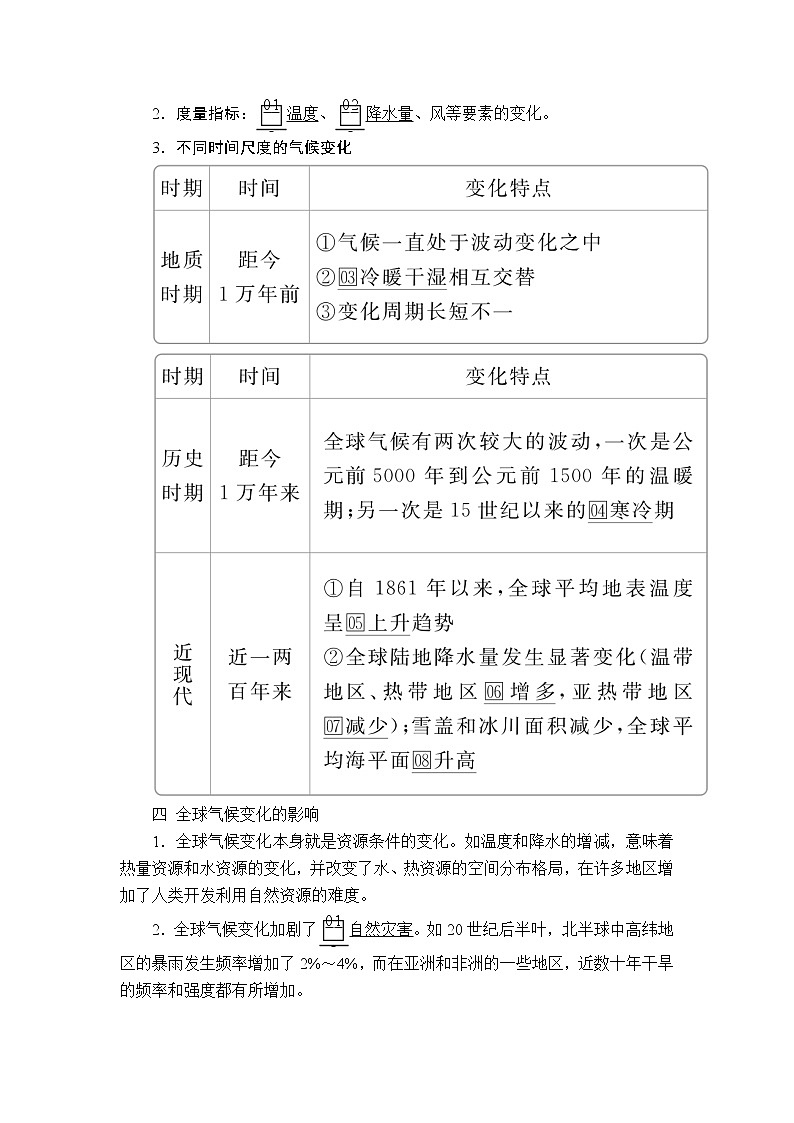 2020高三地理一轮复习提分教程（湘教版）讲义：必修1第4章自然地理环境对人类活动的影响第1讲03