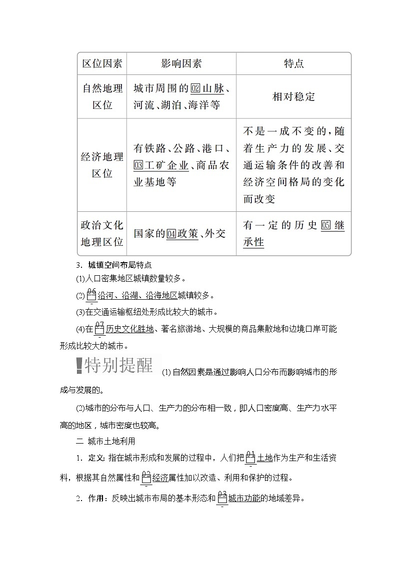 2020高三地理一轮复习提分教程（湘教版）讲义：必修2第2章城市与环境第1讲02