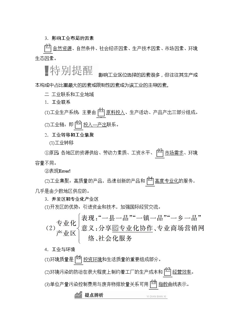 2020高三地理一轮复习提分教程（湘教版）讲义：必修2第3章区域产业活动第3讲02