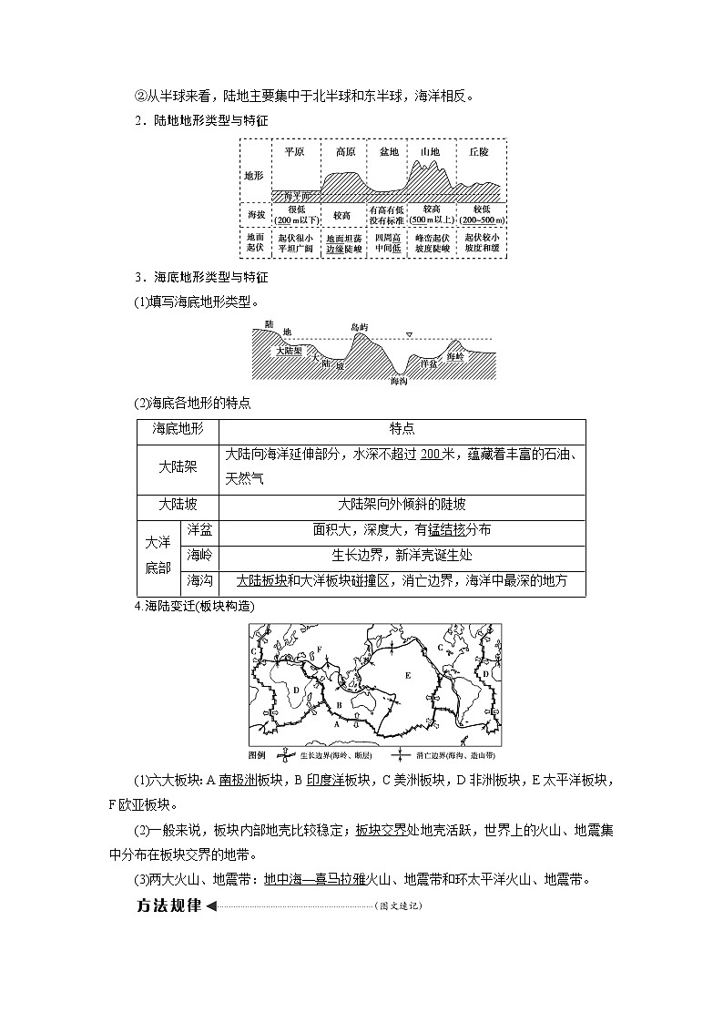 2020高考地理湘教版一轮复习讲义：第十三章第一讲　世界地理概况02