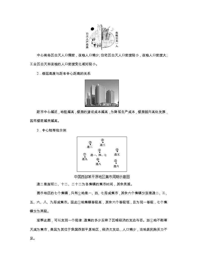 2020高考地理湘教版一轮复习讲义：第七章第一讲　城市空间结构03