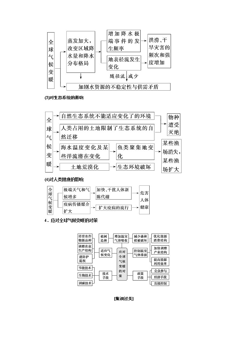 2020版高考一轮复习地理中图版学案：模块一第四章第二讲全球气候变化对人类活动的影响03