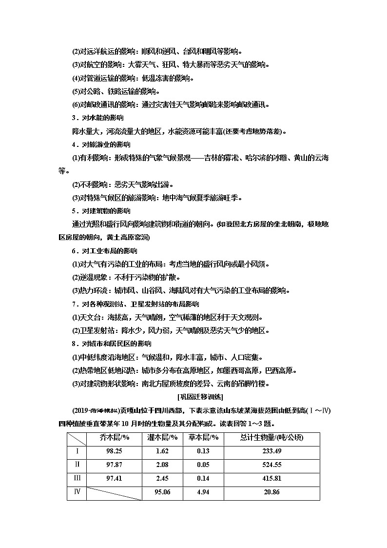 2020版高考一轮复习地理新课改省份专用学案：第一编一模考前串讲——构建知识体系03