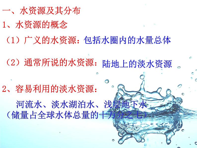 高中地理人教版必修一课件 3.3 水资源的合理利用课件（共20 张PPT）03