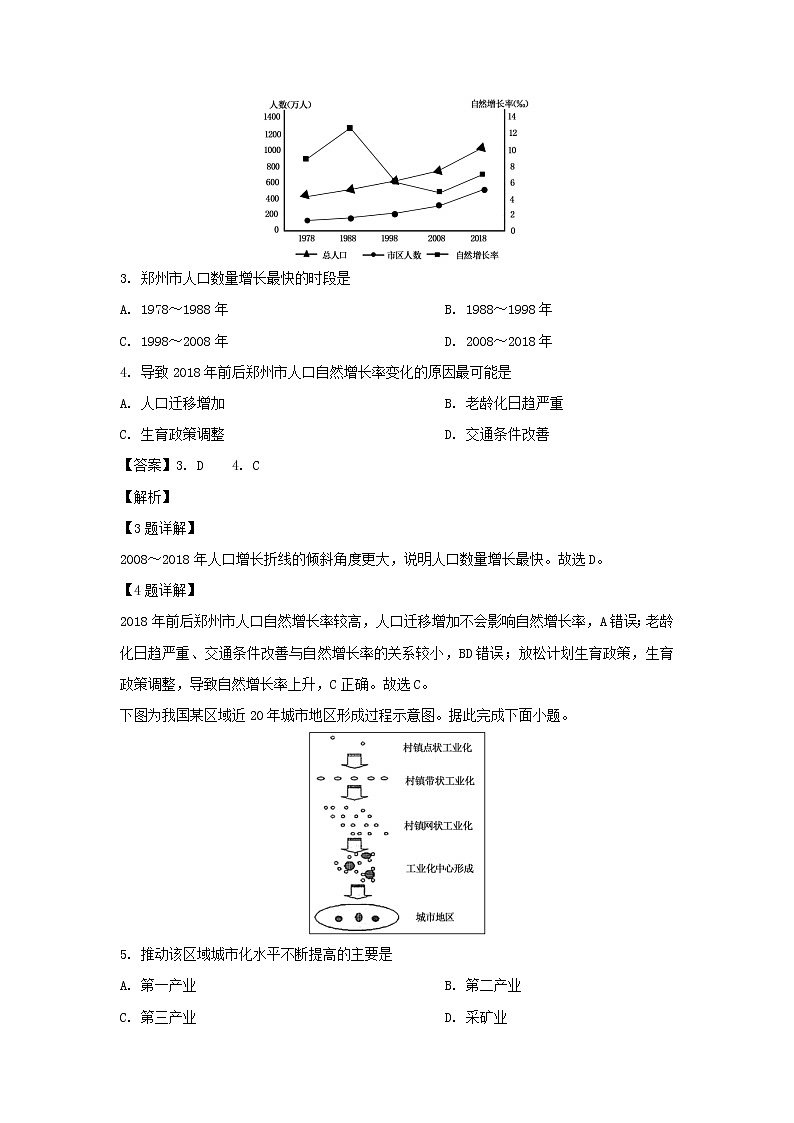 【地理】河南省郑州市2019-2020学年高一下学期阶段性学业检测题（5月）（解析版）第2页