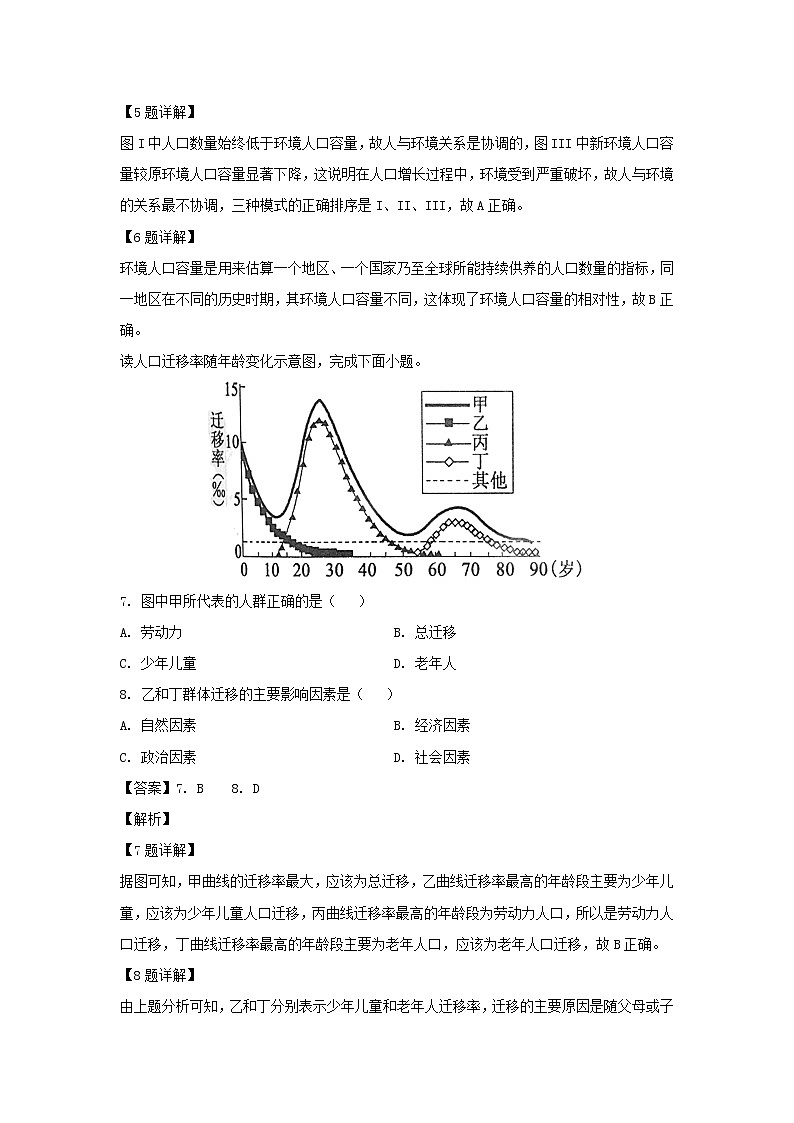 【地理】湖南省邵东县第一中学2019-2020学年高二下学期第一次月考试题（解析版）03