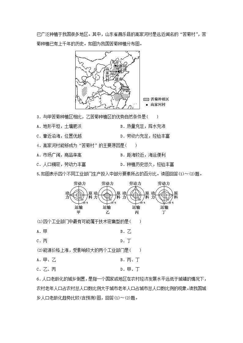 【地理】山东省新高考2019-2020学年高二下学期期末冲刺拉练二十九（解析版）第2页