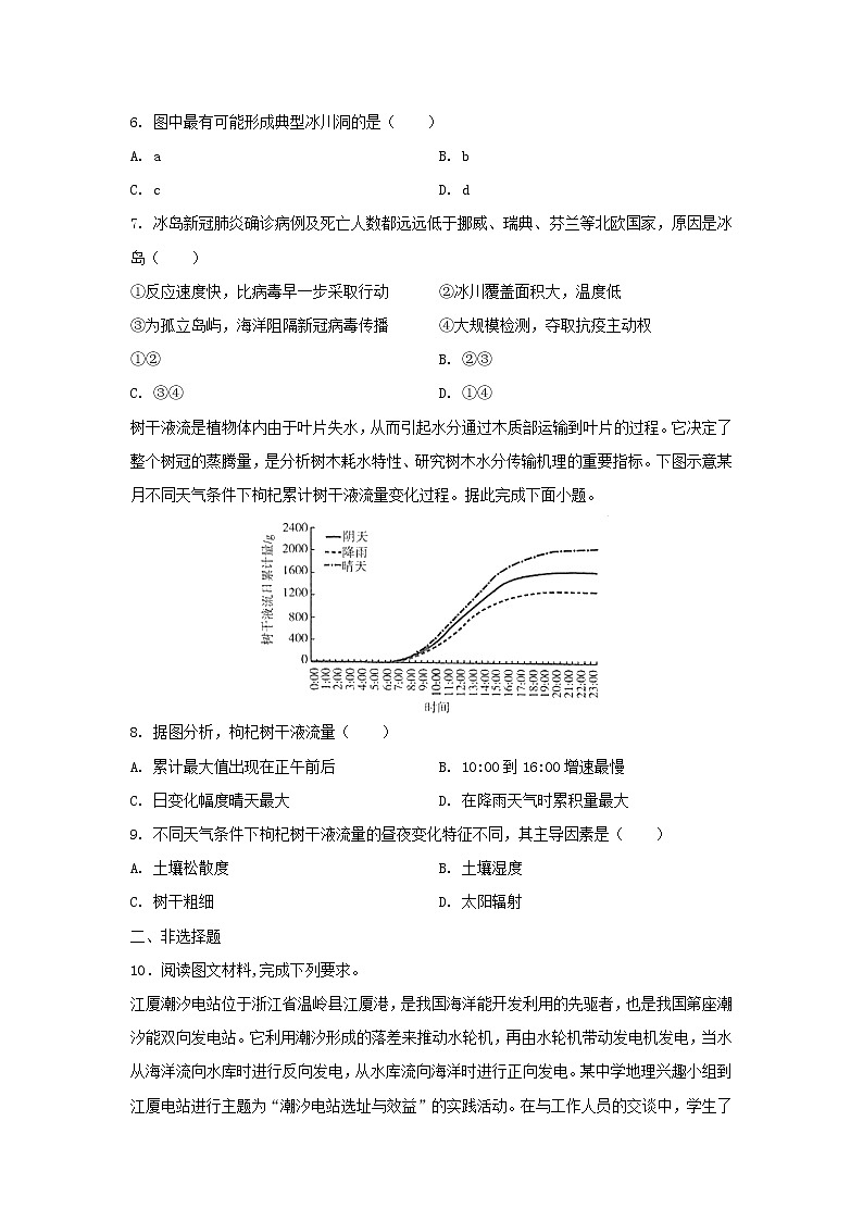 【地理】山东省新高考2019-2020学年高二下学期期末冲刺拉练二十一（解析版）03