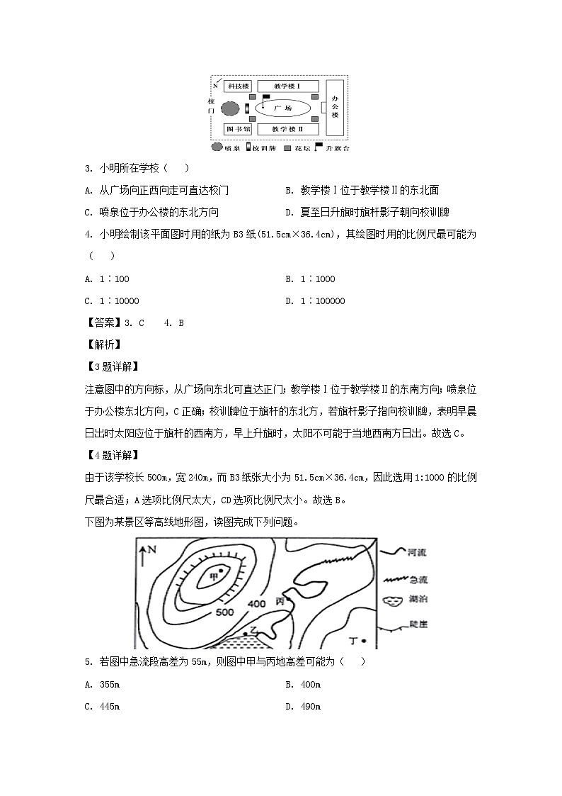 【地理】宁夏银川市第二中学2019-2020学年高二上学期期末考试试题（解析版）第2页