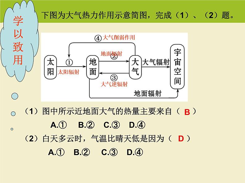 《冷热不均引起大气运动》复习课件04