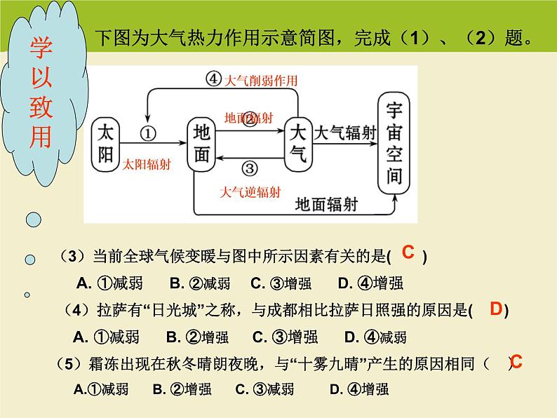 《冷热不均引起大气运动》复习课件05