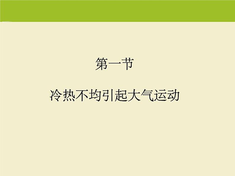 《冷热不均引起大气运动》活动探究课件301