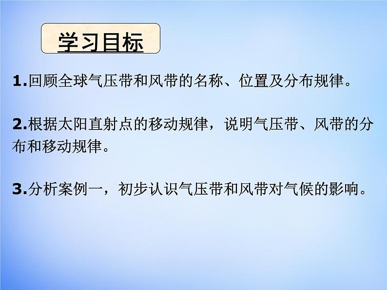 高中地理人教版必修1 2.2气压带风带的季节移动课件 （共22 张PPT）02