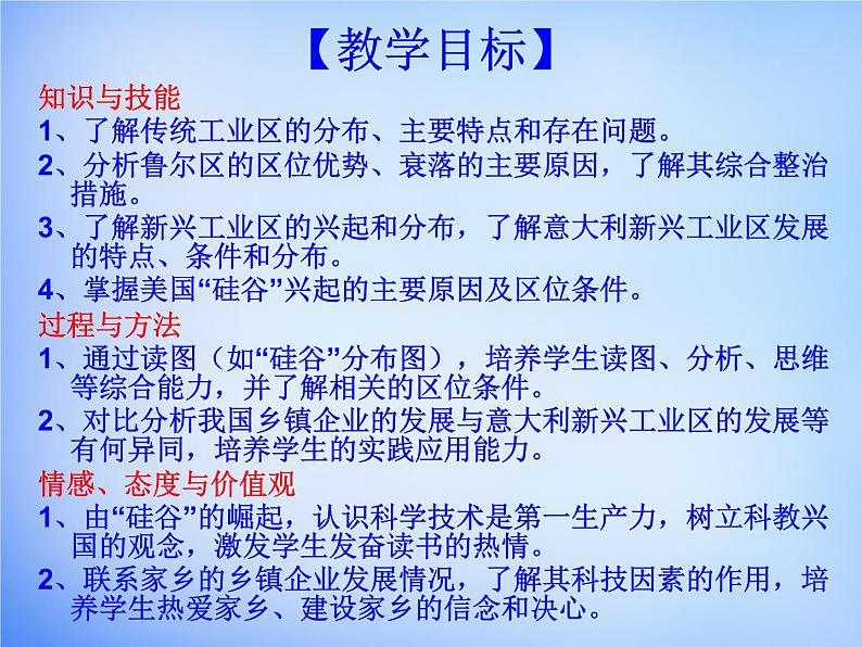 高中地理 4.3传统工业区与新工业区课件 新人教版必修202