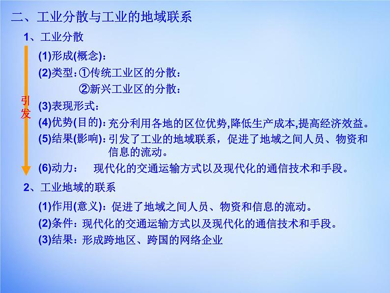 高中地理 4.2工业地域的形成课件 新人教版必修205