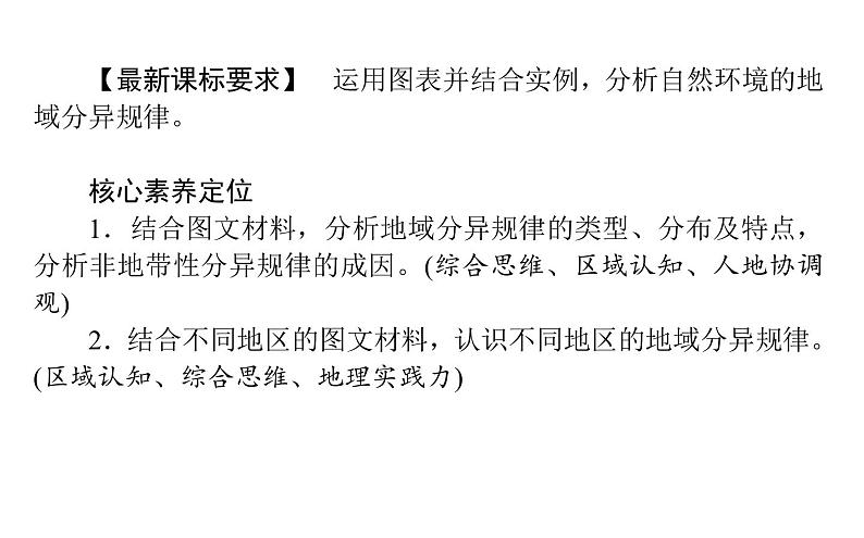 （新教材）2020-2021学年地理人教版选择性必修1课件：5.2 自然环境的地域差异性 （46张PPT）第2页