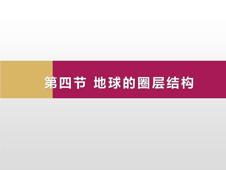 2020-2021学年新教材地理人教版必修第一册同步教学课件：基础案 1.4地球的圈层结构 课件（20张）01