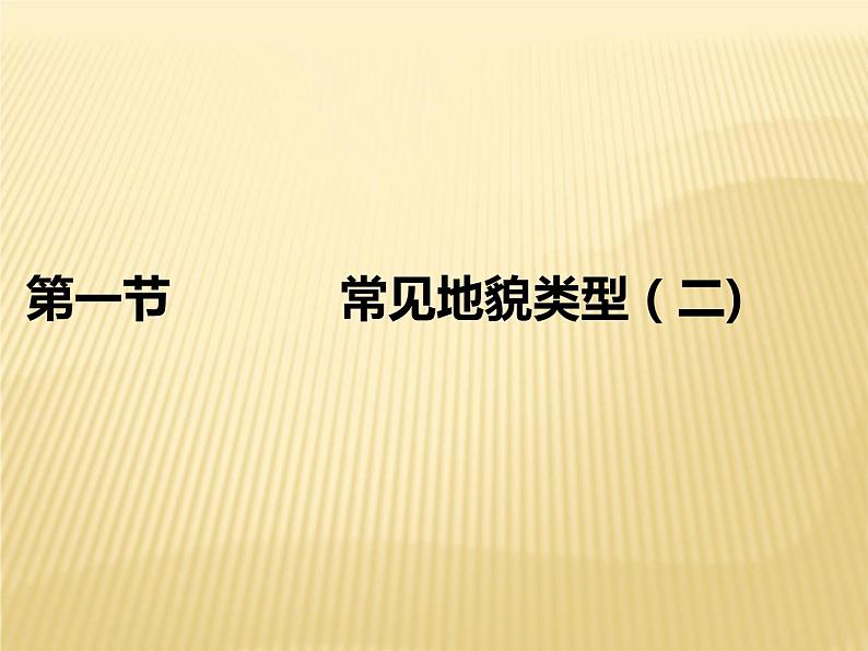 2020-2021学年新教材地理人教版必修第一册同步教学课件：基础案 4.1 常见的地貌类型（二） 课件（24张）01