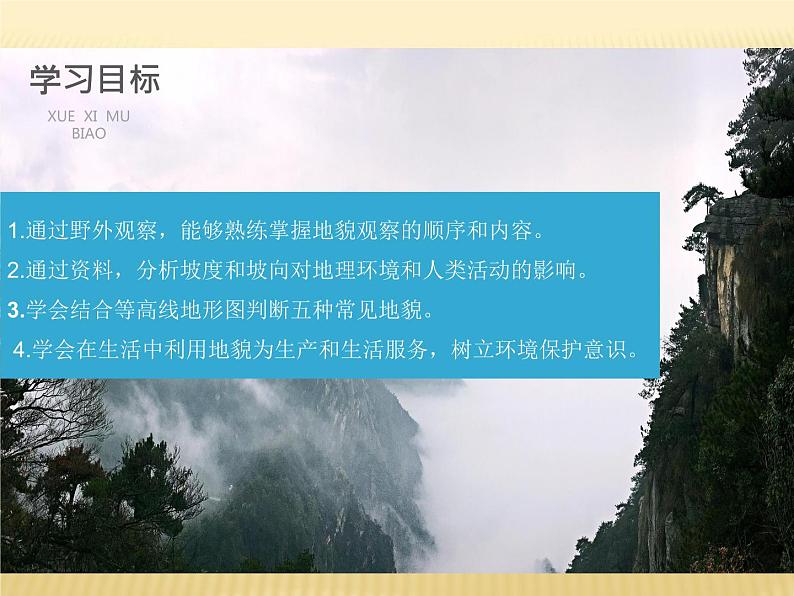 2020-2021学年新教材地理人教版必修第一册同步教学课件：基础案 4.2 地貌的观察 课件（25张）03