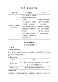 中图版 (2019)必修 第二册第三节 服务业区位因素随堂练习题