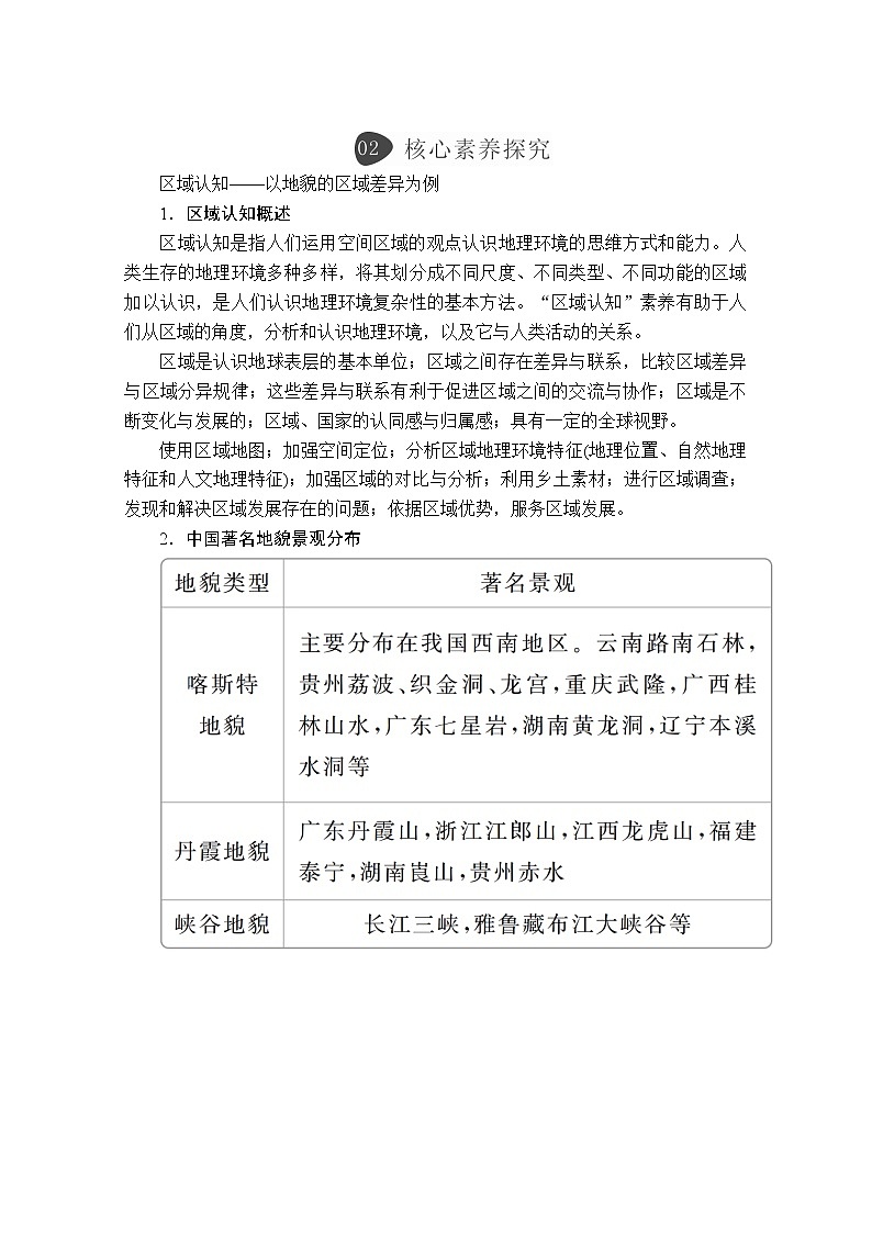 2020地理新教材同步导学提分教程人教第一册讲义+测试：第四章阶段综合实践03