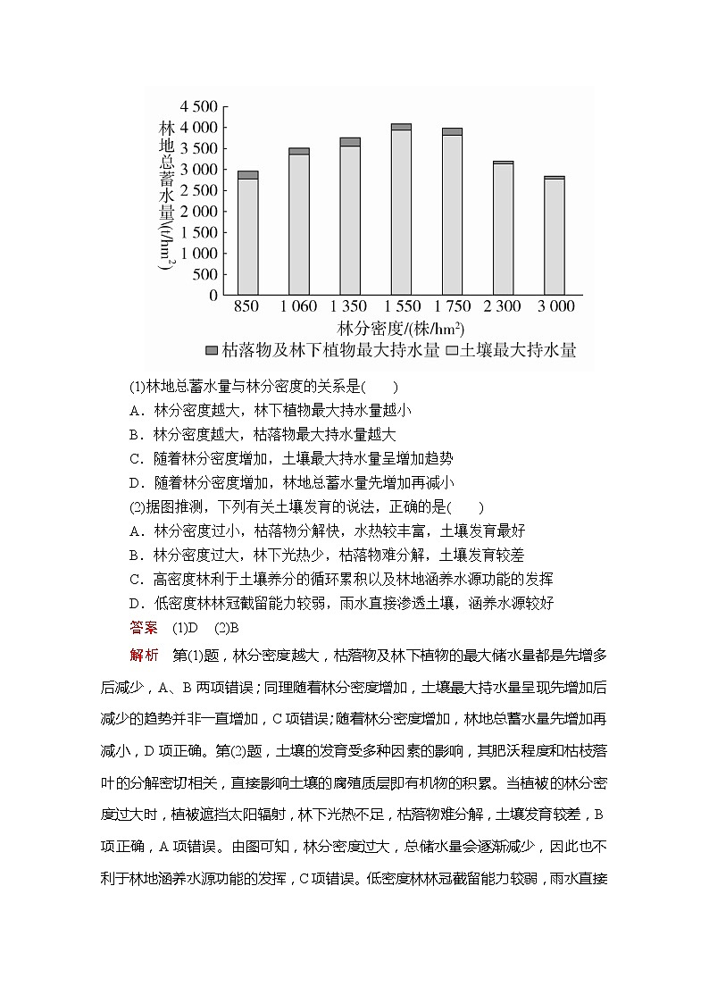 2020地理新教材同步导学提分教程人教第一册讲义+测试：第五章阶段综合实践03