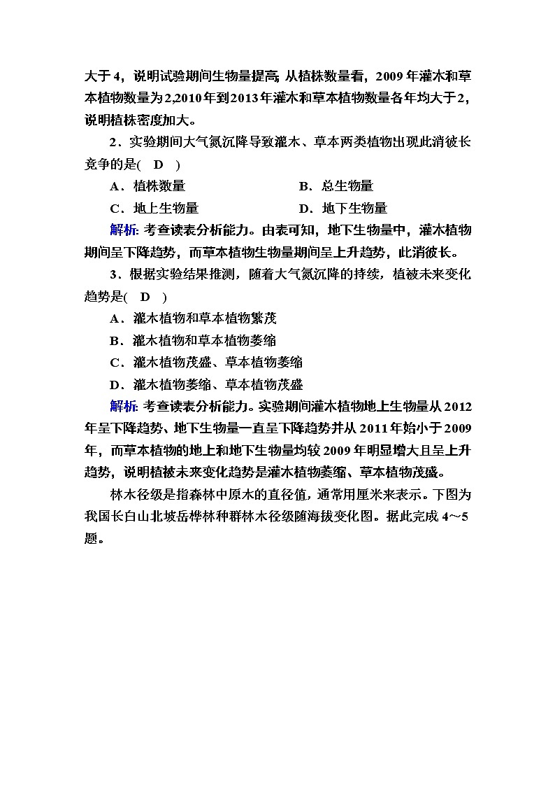 2020-2021学年新教材地理人教版必修第一册学业质量标准过关检测502