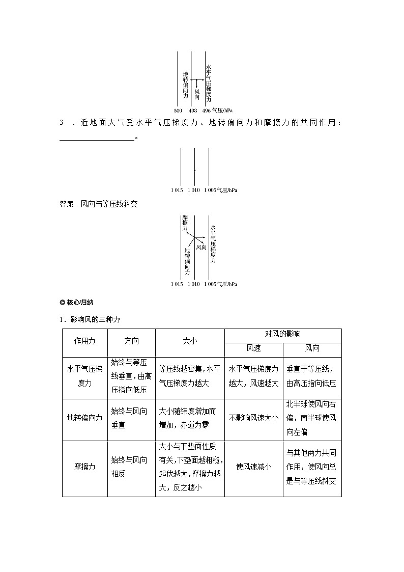 2019-2020学年新教材导学同步人教版（2019）地理必修第一册精练：第2章地球上的大气第二节课时303
