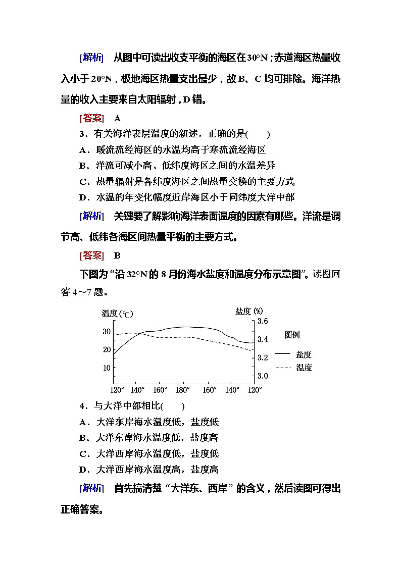 2019-2020学年新教材课标版高中地理必修第一册课后作业9地貌的观察02