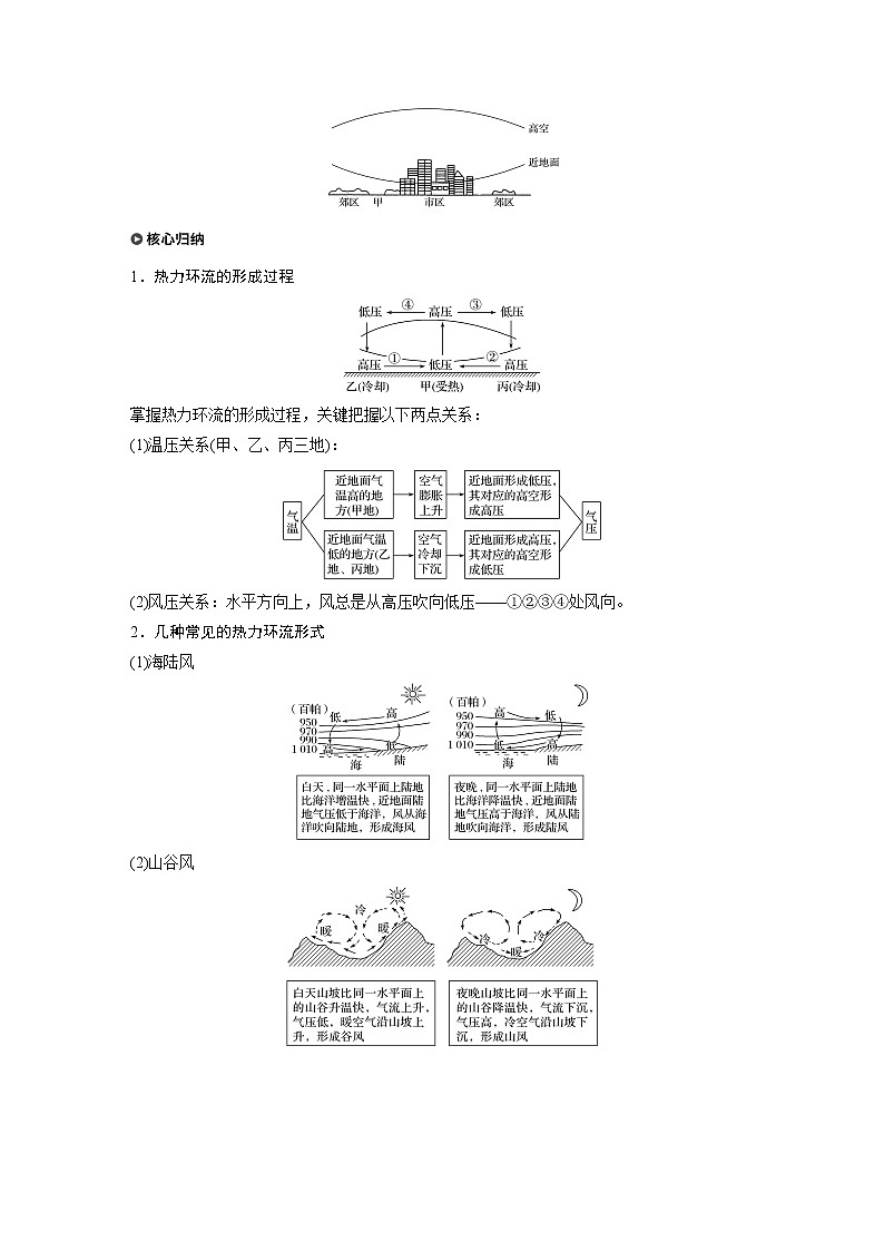 2019-2020学年新教材导学同步人教版（2019）地理必修第一册精练：第2章地球上的大气第二节课时203
