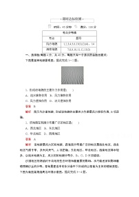 人教版 (2019)必修 第一册第一节 常见地貌类型第二课时同步训练题