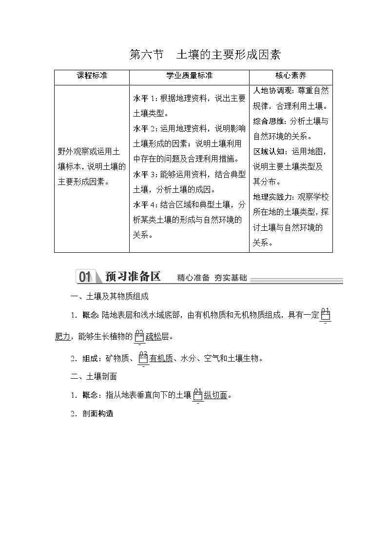 2020地理新教材同步导学提分教程中图第一册讲义+测试：第二章　自然地理要素及现象第六节01