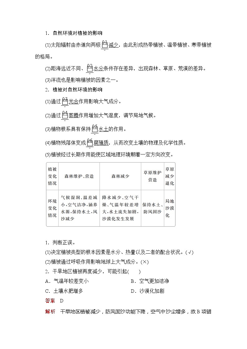 2020地理新教材同步导学提分教程中图第一册讲义+测试：第二章　自然地理要素及现象第七节03
