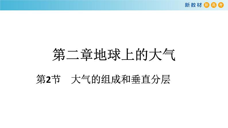 2019-2020学年【新教材】人教版高中地理必修1课件：2.2大气的受热过程和大气运动课件(共21张PPT)01