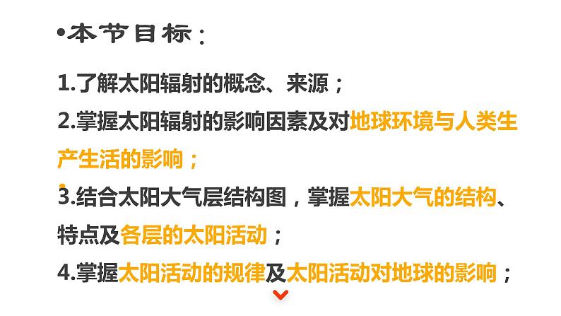 2019-2020学年【新教材】人教版高中地理必修1课件：1.2 太阳对地球的影响（共20张PPT）04